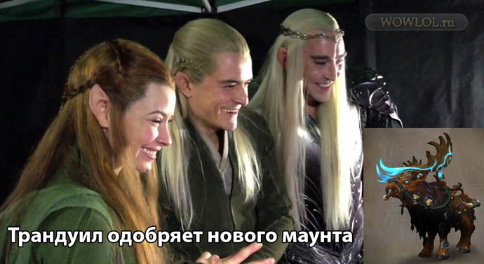 Эльфы одобряют нового маунта