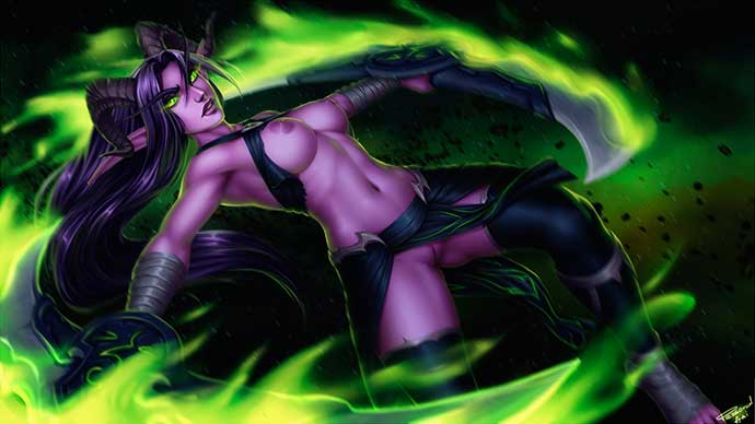 иллиданша в скверне