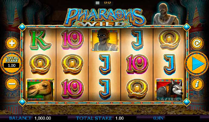 Играть в видеослот Pharaohs Wild бесплатно без регистрации онлайн