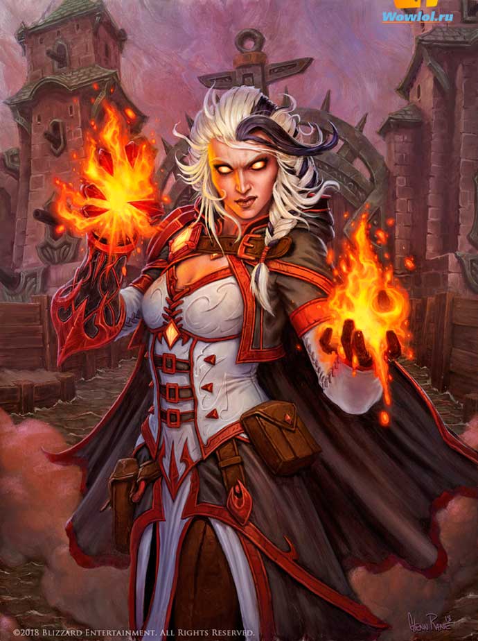 Fire Mage Jaina by Glenn Rane